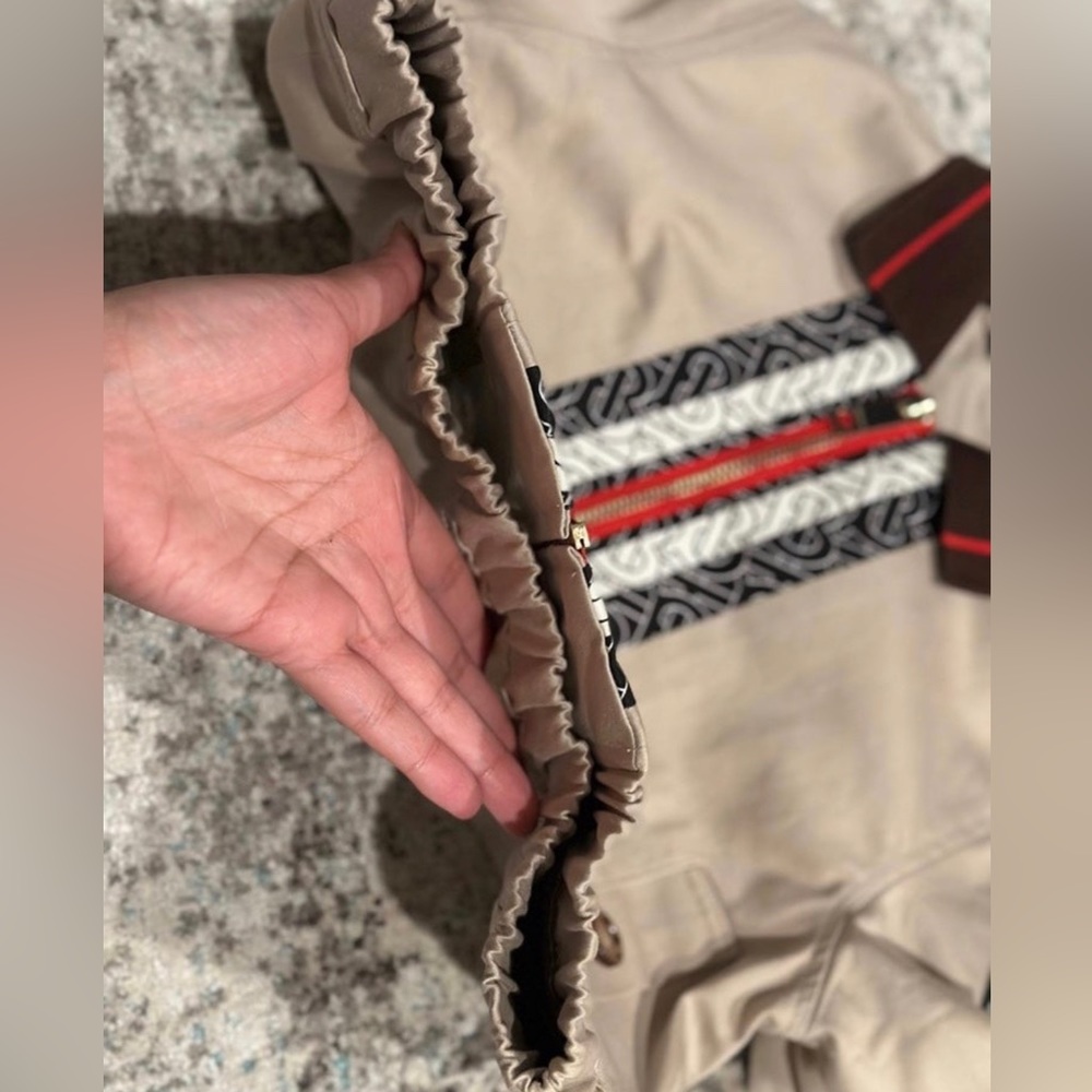 BURBERRY Boys Harrington Monogram Stripe Print Jacket - Picture 7 of 8